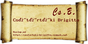 Csütörtöki Brigitta névjegykártya